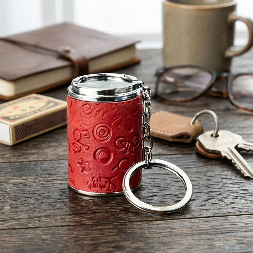 Mini Coin Holder Keychain With Magnetic Lid ABS Plastic Semi Transparent Frosted Coin Storage Capsule With Viewing Window for