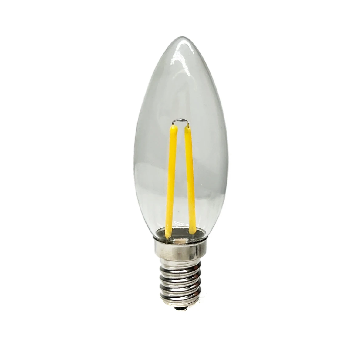 Energy-Saving Lamp E14 E12 2W LED Candle Lamp Machine Tool Bulb Range Hood C9 Crystal Lighting AC 110V 220V Warm / Cold White