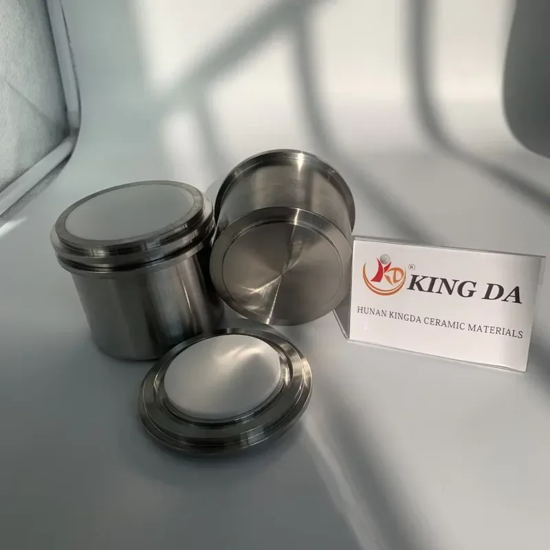 i 100ml Ceramic Jar Stainless Steel Jacket for Fine Powder Grinding | Retsch VIBRATORY DISC MILL RS 200/RS300