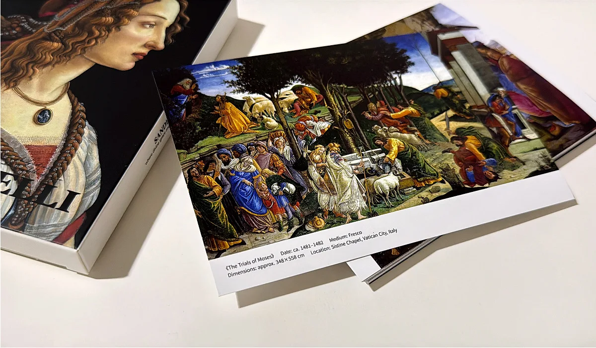 30Pcs Sandro Botticelli Art Postcards Vintage Oil Painting Cards For DIY Scrapbooking Journal Home Wall Decor Gift Stationery image 2