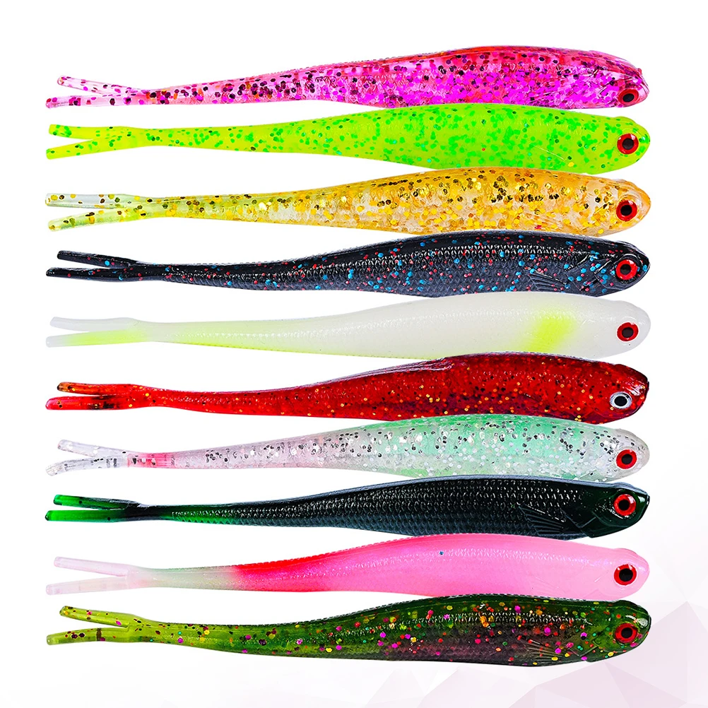 

10Pcs Lightweight Simulated Fishing Lures Effective Fishing Accessaries Essential Fish Baits For Outdoor