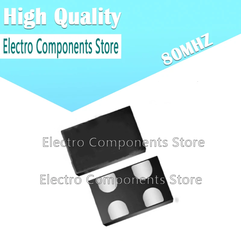 2PCS SIT8208AI-2F-33S-80.0000M 80M 80MHZ 3.3V 3225 OSC SMD Crystal 3.2*2.5mm 4Pin 80.0000MHZ Active Crystal Oscillator