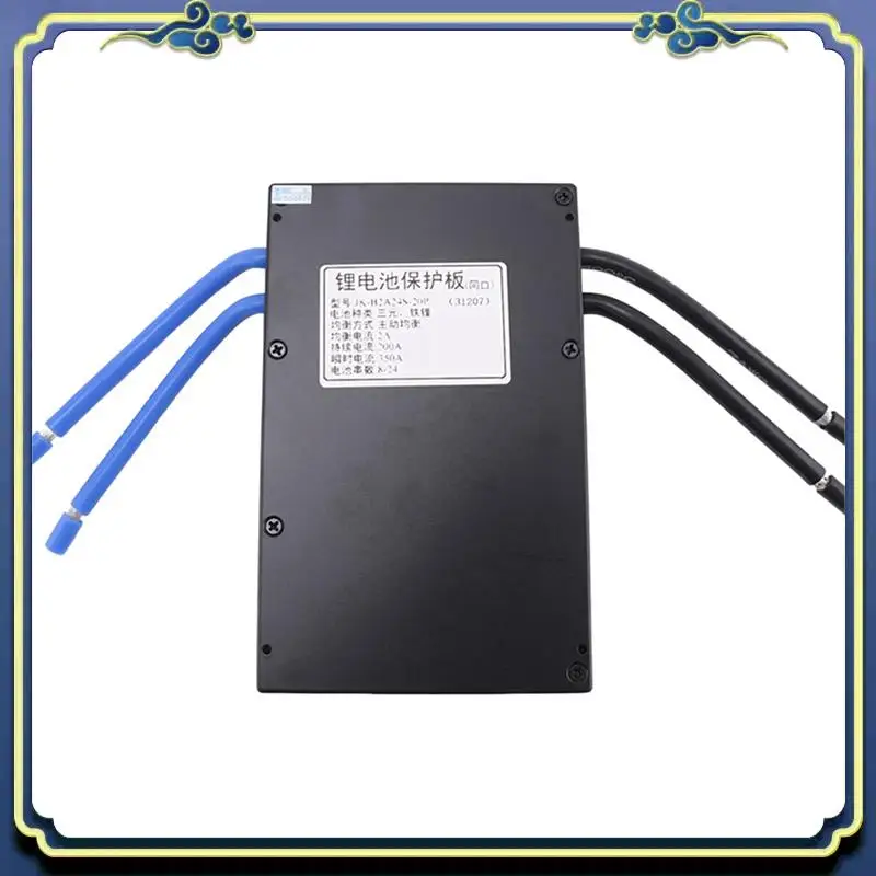 

Portable 2X JK B2A24S20P SMART BMS 2A BALANCE CURRENT BMS 200A BT 36V 48V 60V Li- LTO 18650 Battery Lifepo4 Battery Storage