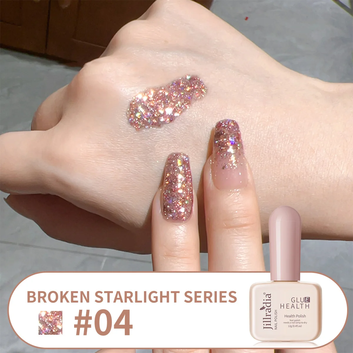 12Ml Diamant Starlight Gel Nagellak Kleur Glitter Gel Vernis Met Glitters Semi-Permanente Nagellak Manicure Producten