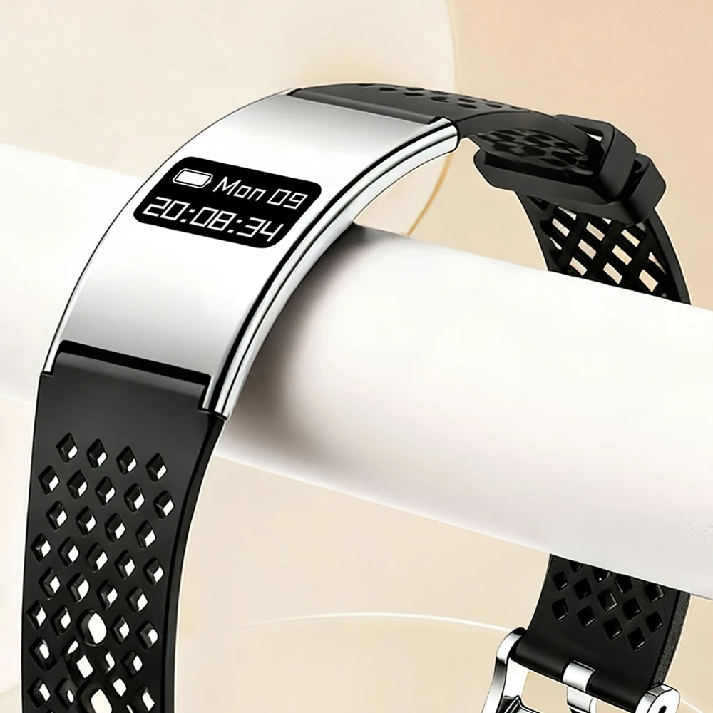New Fashion Ultra-thin Smart Bracelet Women Heart Rate Blood Oxygen Sleep Monitor Waterproof Sports Fitness Tracker Wristbands