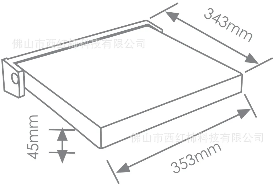 Load-Bearing 200KGS Wall Mount Fold up Waterproof Moisture-Proof Anti-Collision Elastic Seat Shower Stool Fit for Bathroom