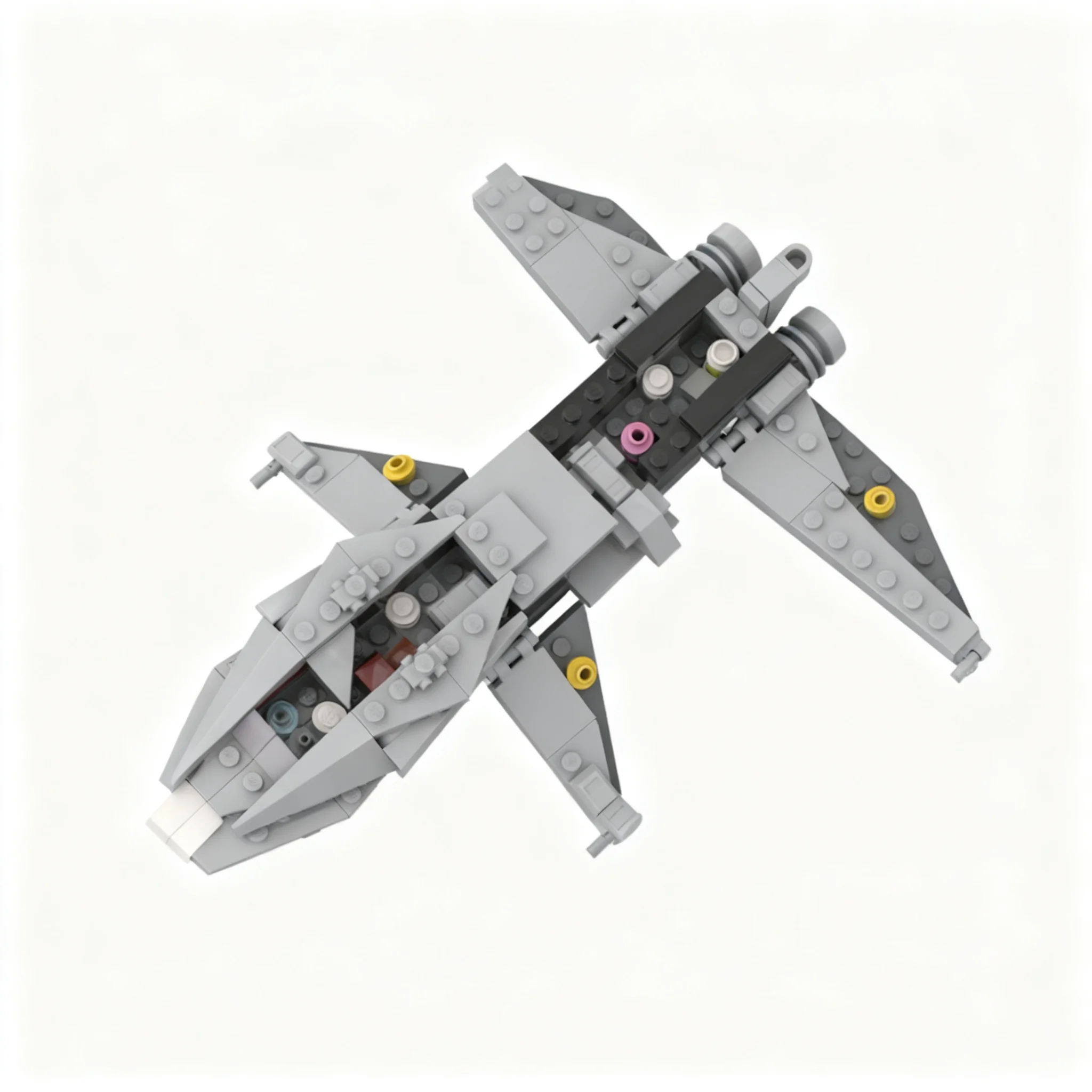 233pcs MOC Sentinel Hawk Space - огляд і ціна Art Craft Ideas For Christmas
