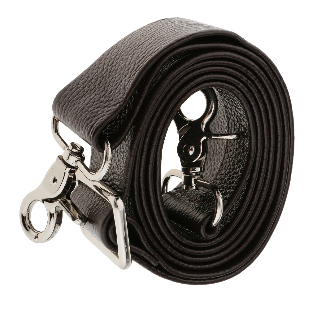 Coffee Mens Leather Crossbody Replacement Bag Accessories Handle Strap 150cm