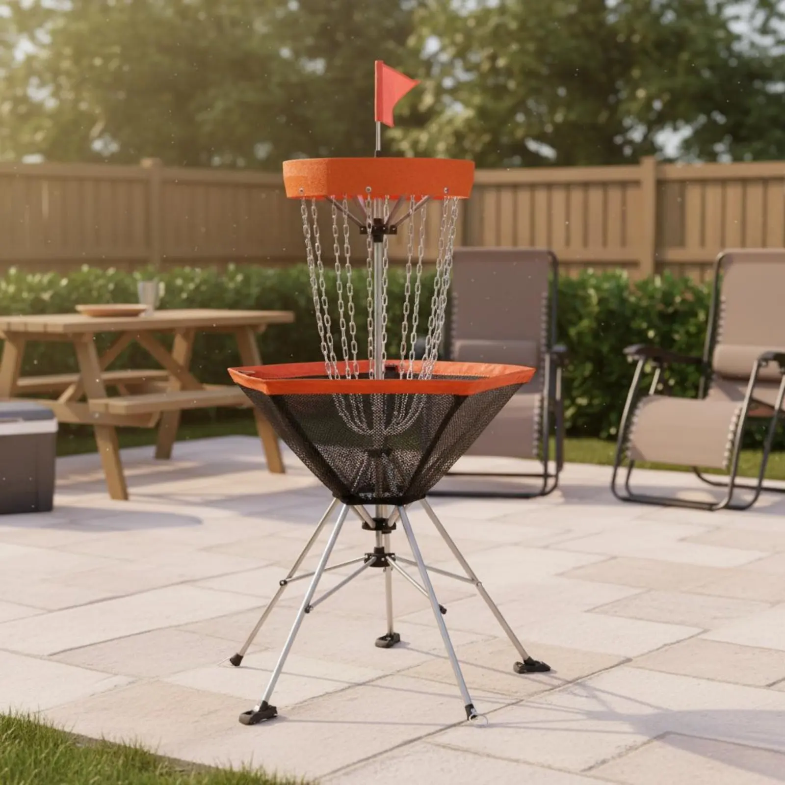 Folding Target Net Foldable Target Net Stand Metal Throwing Frame Outdoor Use Sports Gear Long-Lasting for Team Activities view 3