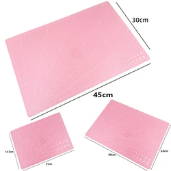 A3 A4 A5 PVC Cutting Mat Workbench Patchwork Sewing Manual DIY Knife Engraving Leather Cutting Board Single Side Underlay