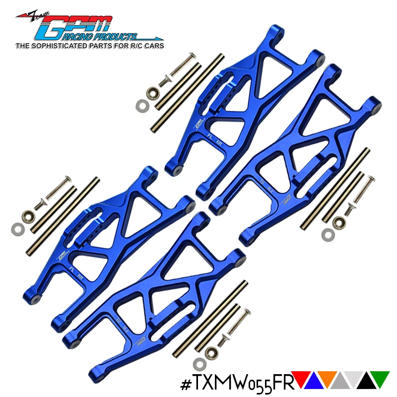 

GPM Aluminium Front And Rear Lower Arms For 1/10 Maxx W/Widemaxx 8999 TRAXXAS