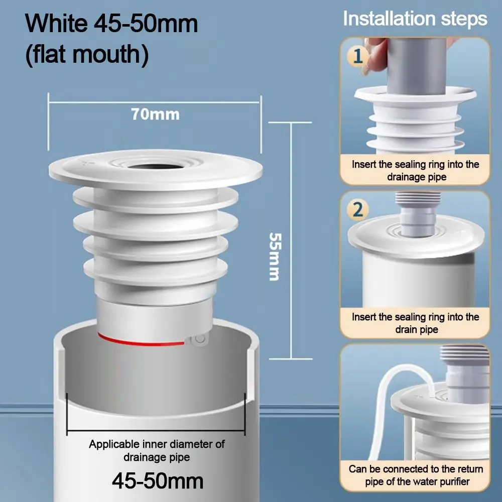 مقاومة للرائحة. سيليكون استنزاف فخ طبق تجفيف 2 ألوان استنزاف الأنابيب المصارف بالوعة المطبخ المجاري ختم المكونات المنزل