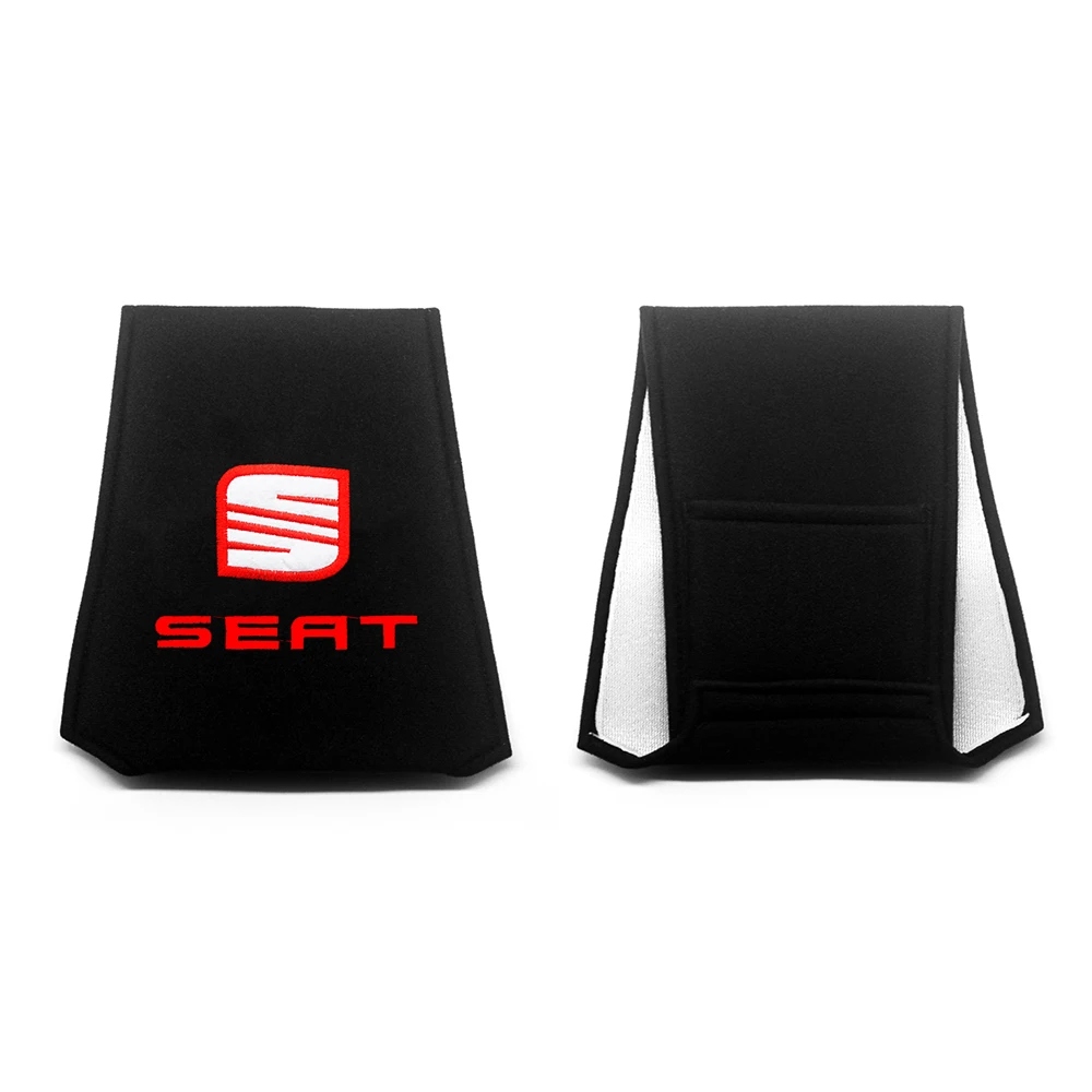 Car Headrest Cover Car Logo Car Shell Rear Pocket Multifunction For Seat Leon 5f Ibiza 6l 6j Leon 1p Cushion 6L Alhambra Styling