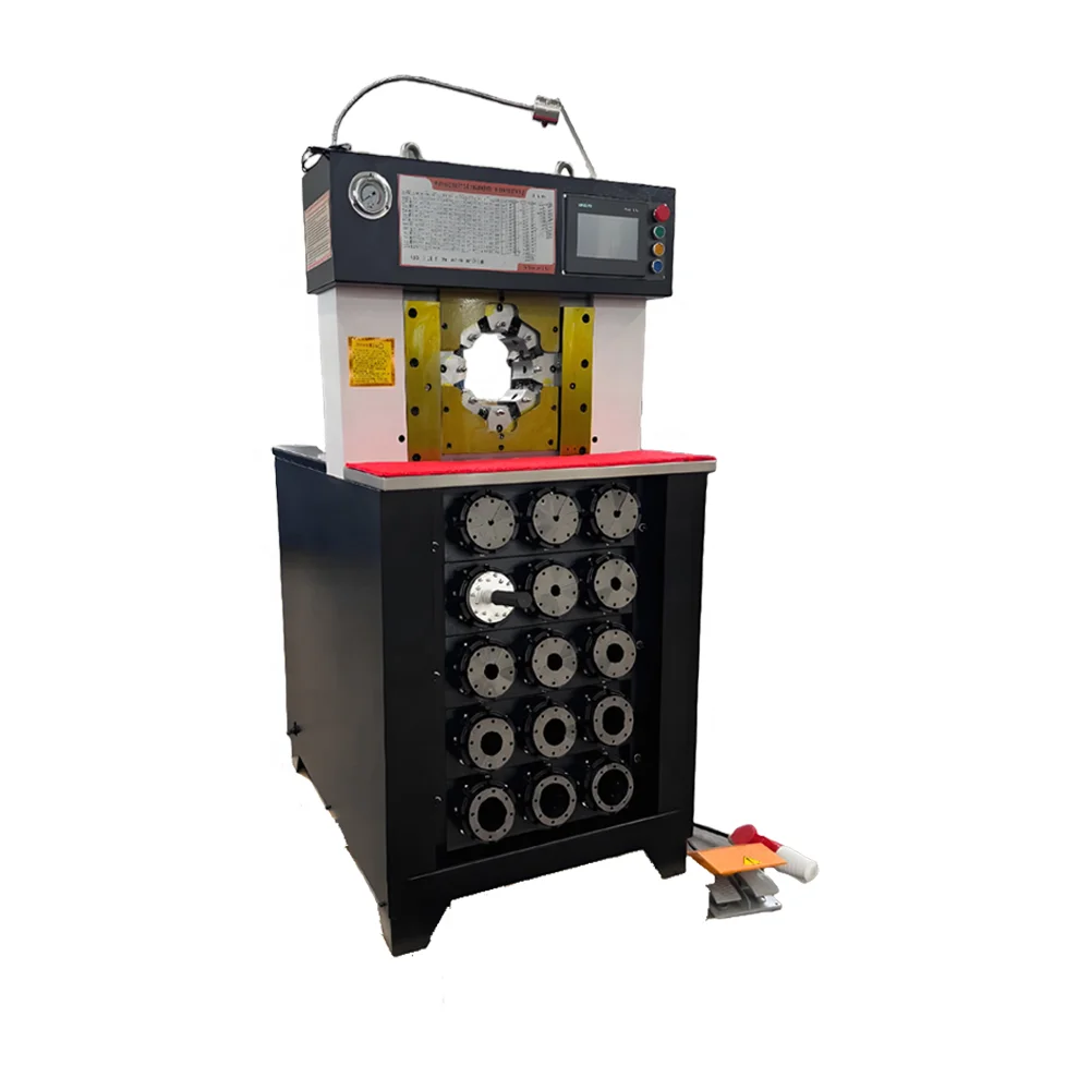 Large Diameter Hydraulic Hose Crimping Machine Rubber Making Machinery Hydraulic Crimping Tools 3INCH CNC Model