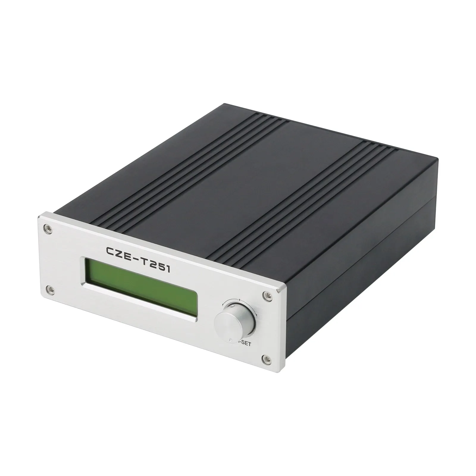 

12V CZE-T251 0-25W 87-108MHz Wireless Stereo PLL Broadcast Station FM Transmitter