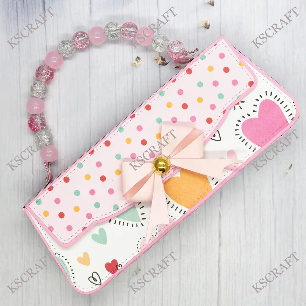 KSCRAFT كاندي بار محفظة قطع يموت الإستنسل DIY بها بنفسك سكرابوكينغ النقش الزخرفية DIY بها بنفسك ورقة بطاقات #1