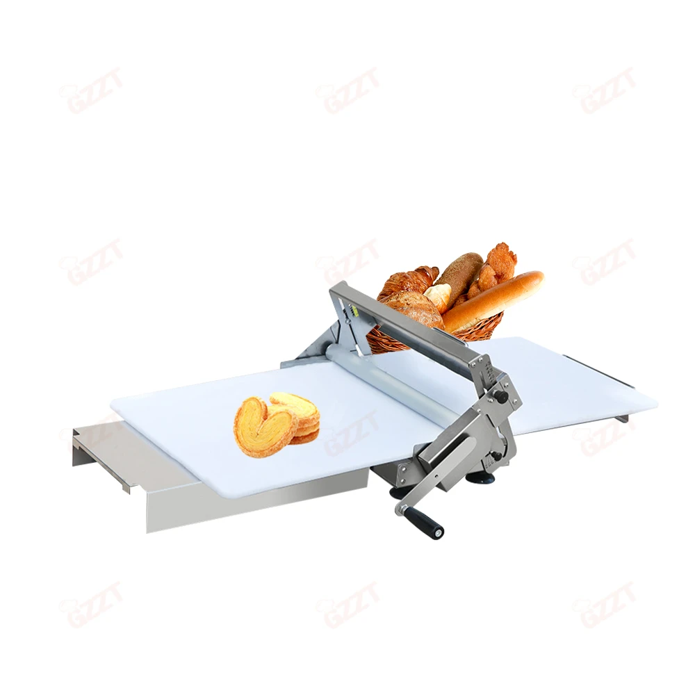 Top Manual Dough Sheeter, Adjustable Thickness Dough Press Machine