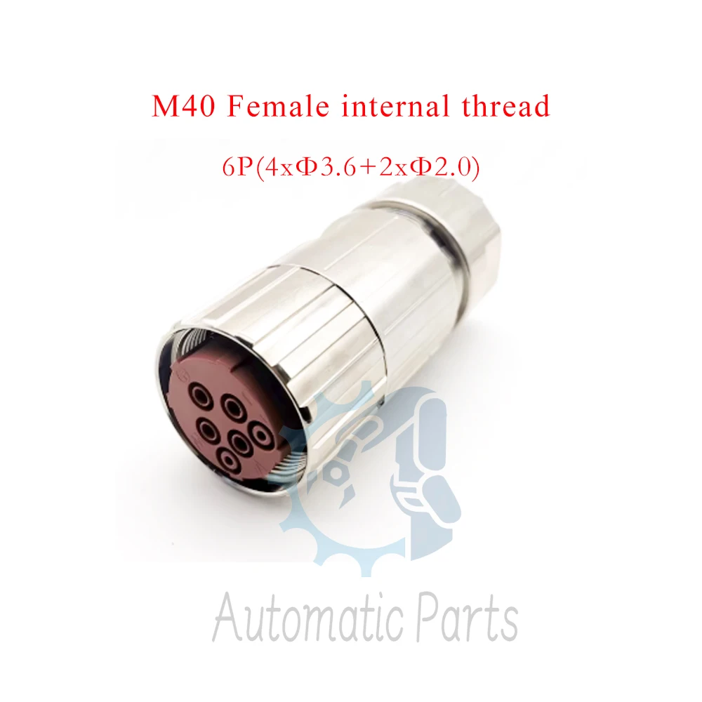 M40 Power Connector 6P(4xΦ3.6+2xΦ2.0)  8P (4xΦ3.6+4xΦ2.0)  Threaded Connection