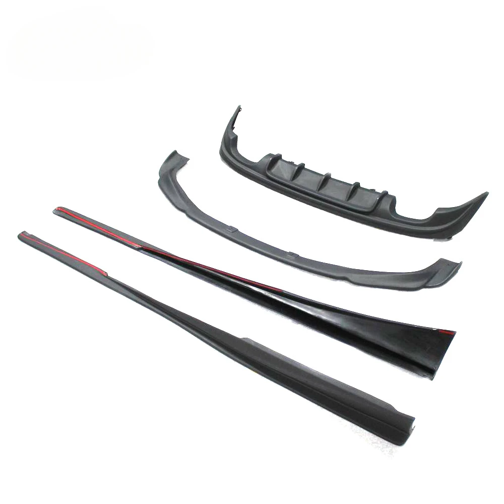 Car PU bumper body kit front and rear diffusion lip skirt Lexus IS250 IS350 14-15f sports