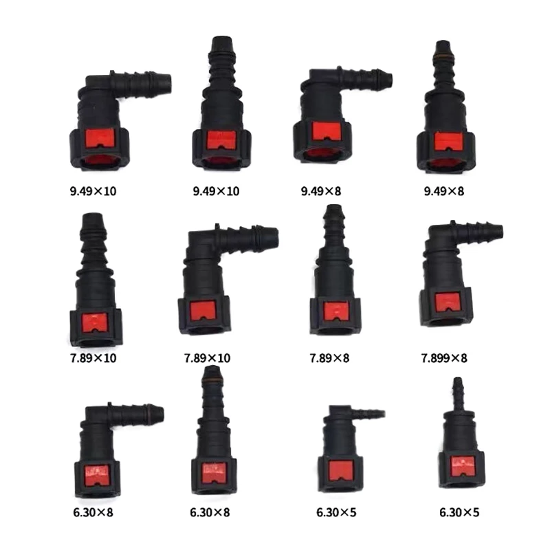 12Pcs Inner Dia. 6.30/7.89/9.49MM CRIN Fuel Pipe SCR Urea Pump Tube Quick Connect Joints Circlips Clips Repair Tools