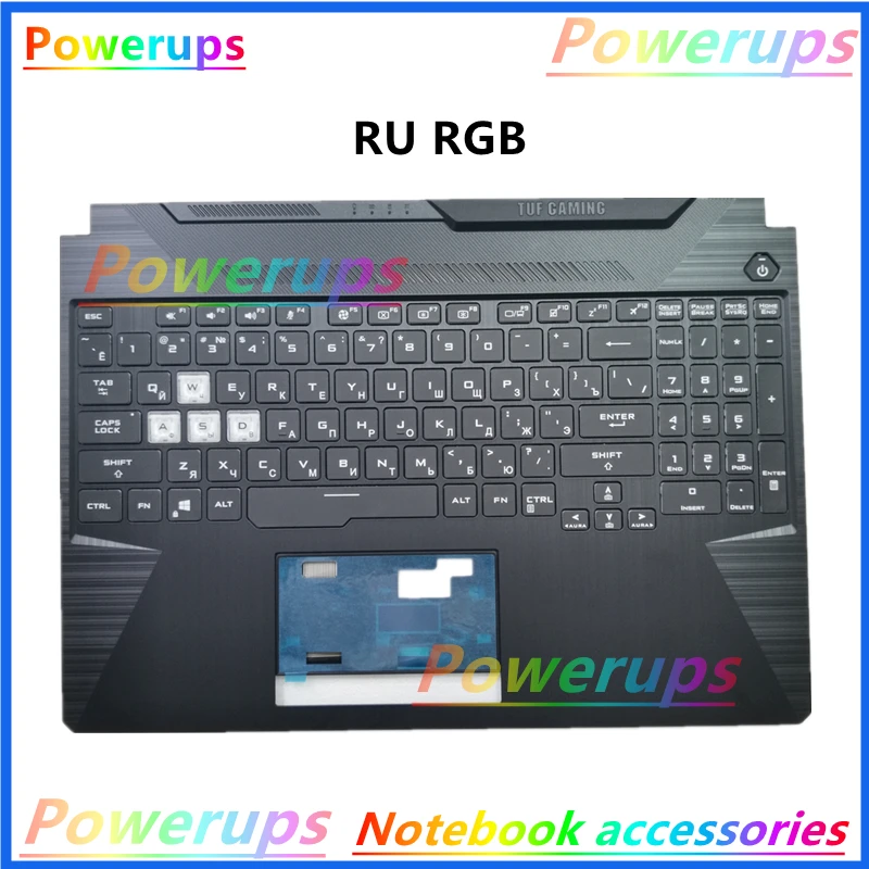 Laptop/Notebook US/UK/RU/SP Backlight Keyboard Shell/Cover/Case For Asus TUF Gaming 8 A15 F15 FX506 FX506H FA506 FA506II FA506IU