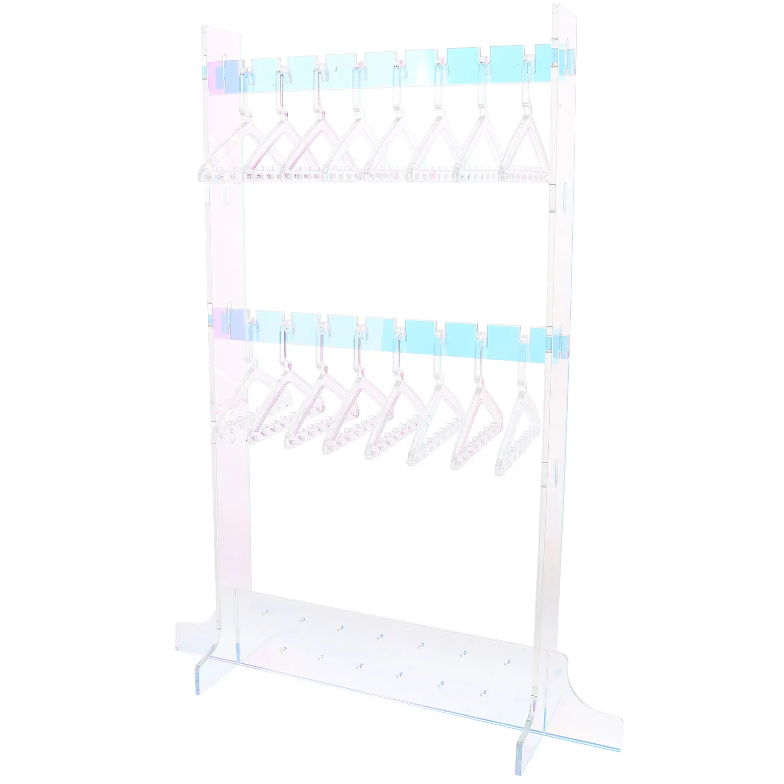 

1Set Acrylic Earring Organizer Stand Mini Hanger Jewelry Display Holder Desktop Rack for Earrings Ear Studs Store Use