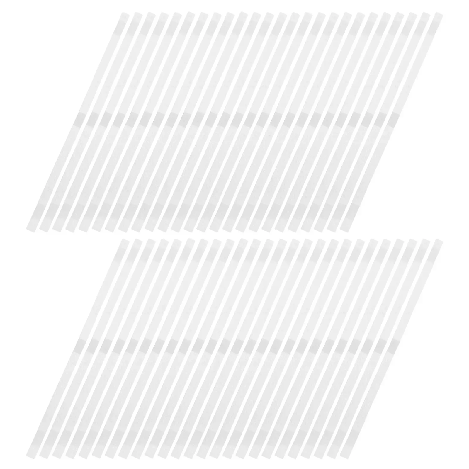 50Pcs 10Mm White Thermal Conductive Glue Strips Binding Adhesive for Reports Books Documents Repair Fast Melting Solidifying