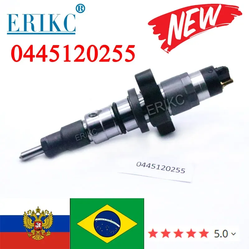 ERIKC 0445 120 255 Diesel Fuel Injection 0445120255 Common Rail Fuel Injectors 0 445 120 255 for Dodge Ram CUMMINS 5263318