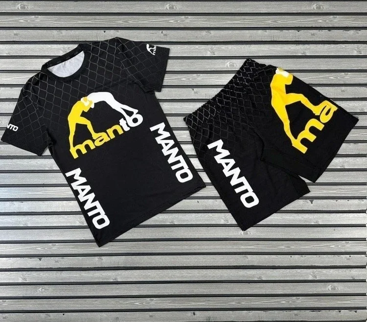 

Компрессионный набор MMA Fighter Manto для боевых искусств, быстросохнущая боевая форма для кикбоксинга, тренажерного зала, тренировочная спортивная форма для боевых искусств