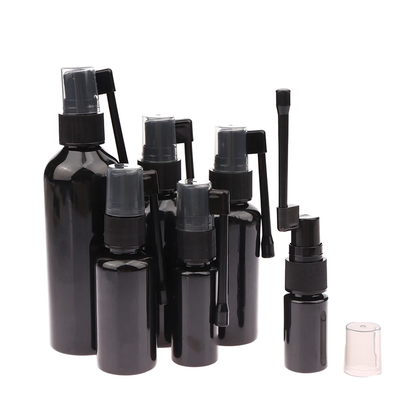 10 Ml-100 Ml Empty PET Nasal Spray Bottles Pump Sprayer Mist Nose Refillable Small Rotation Mist Spray Bottles