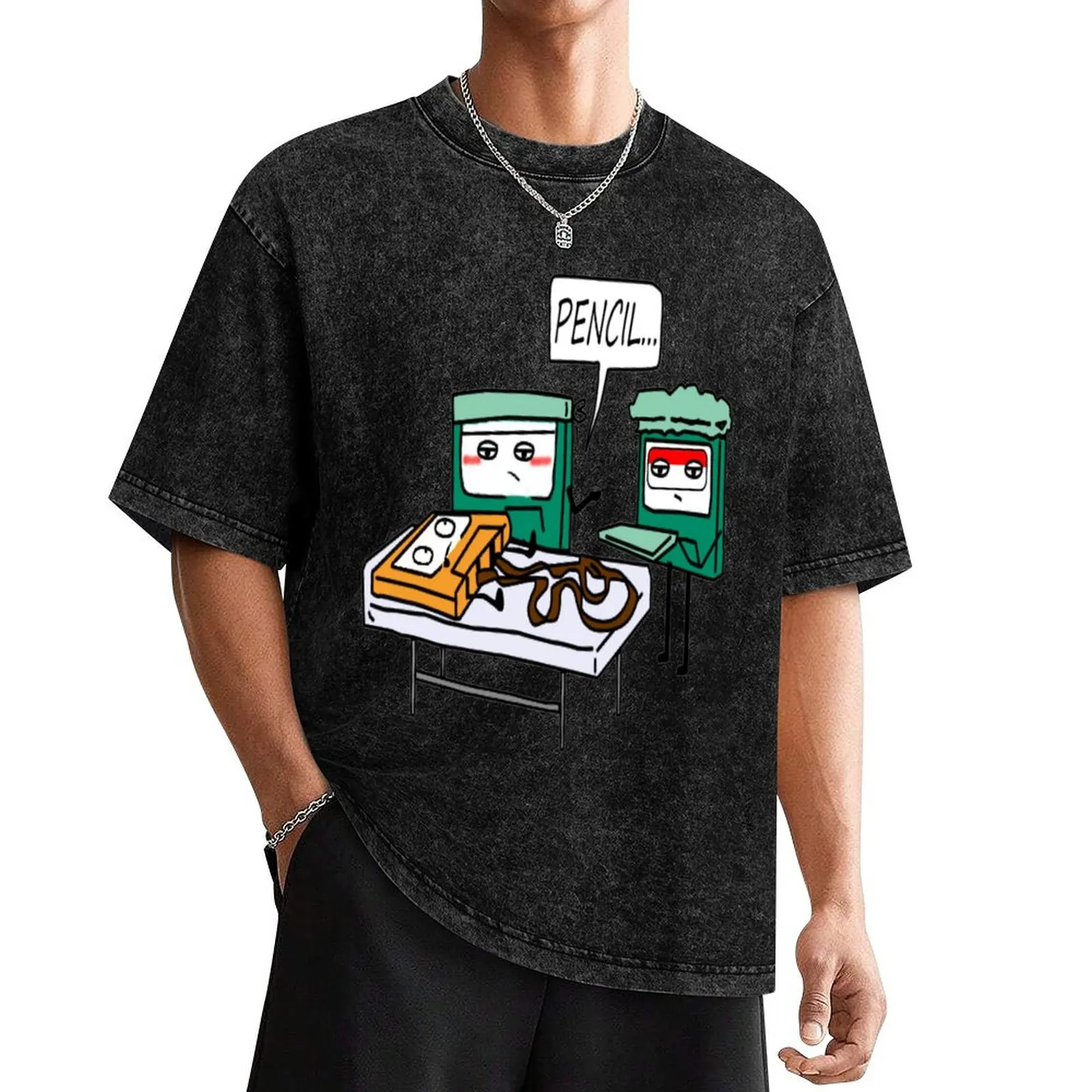 Lustiges Kassettenband-T-Shirt, lustiges Hemd, Baumwolle, Schwergewichte, lustige Kostüme, Übergrößen, Luxuskleidung für Männer