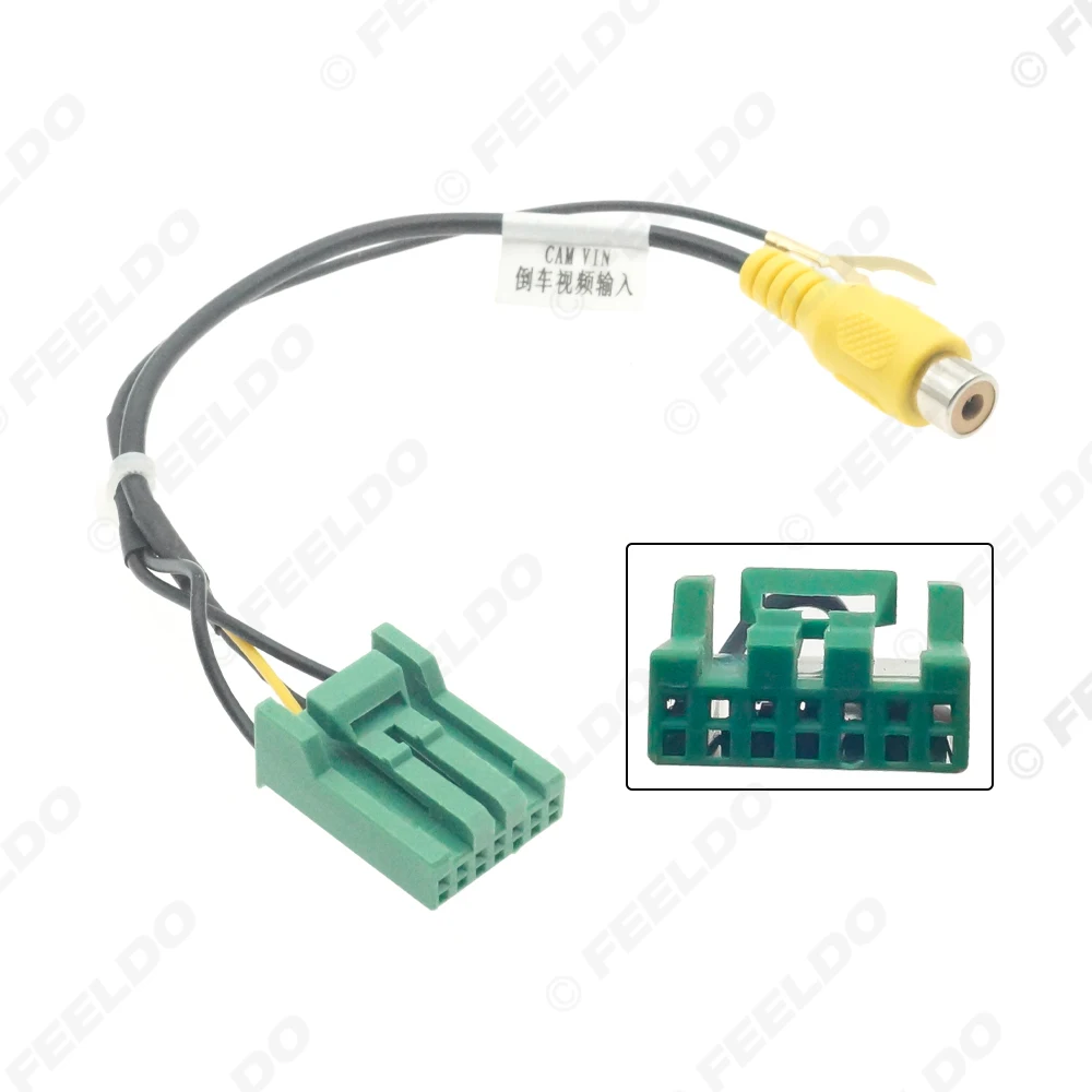 Camera Input Cable To 2VNO Radio Adaptor For Honda CR-V(07-11)/Accord(03-08) OEM Screen With 7 Pin Connector