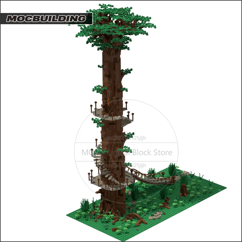 Space Movie Forest Trees MOC Building Blocks Star Scene Model Diorama Technology Bricks Collection Toys Xmas Gifts