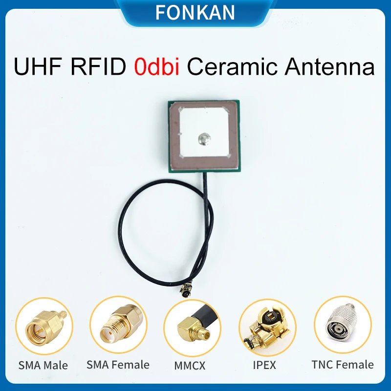 

20 мм 0dbi UHF RFID-антенна круглая короткая диапазон UHF RFID 860 МГц 960 МГц антенна для модуля считывания RFID UHF