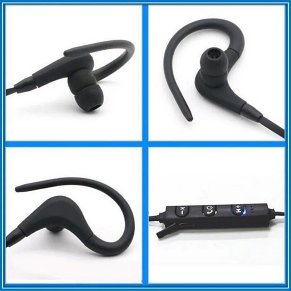 

Wireless Headphones 4.1 Stereo Noise Cancelling Earbuds 55mAh 6h Talk Time Ergonomic Design Waterproof Sweatproof Red