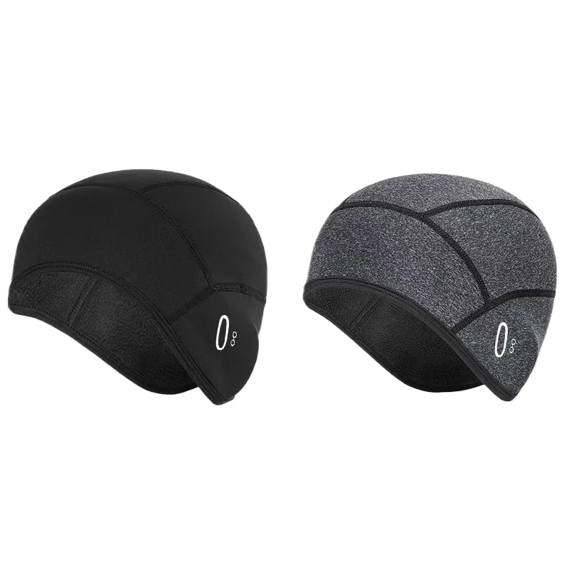 

Winter Outdoor Cycling Warm Hat Helmet Lined with Ear Protection Windproof Fleece Warm Hat Mountaineering and Skiing Cold-proof