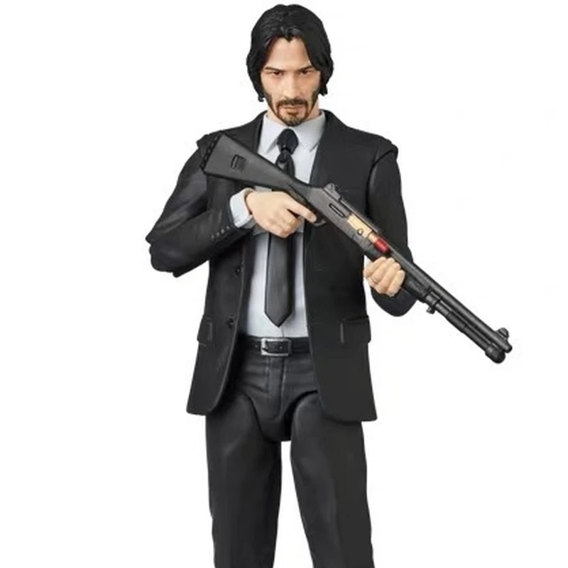 John Wick Action Figure Dog Keanu Reeves Anime Peripherals Movie Collectible Joints Moveable Action Figure Toys Model Doll Gift