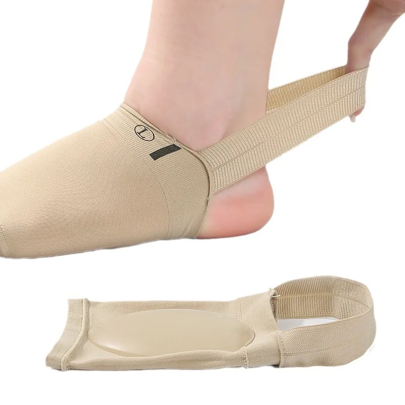 Silicone Arch Support Bandage Sleeve Socks Compression Orthotic Foot Corrector Flat Foot Plantar Fasciitis Pain Relief Arch Pads