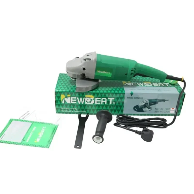 NewBeat Electric Angle Grinder To Cut Metal Carbon Brushes Power Tools Accessories Grinder Tools Machine NBT-AG-180A