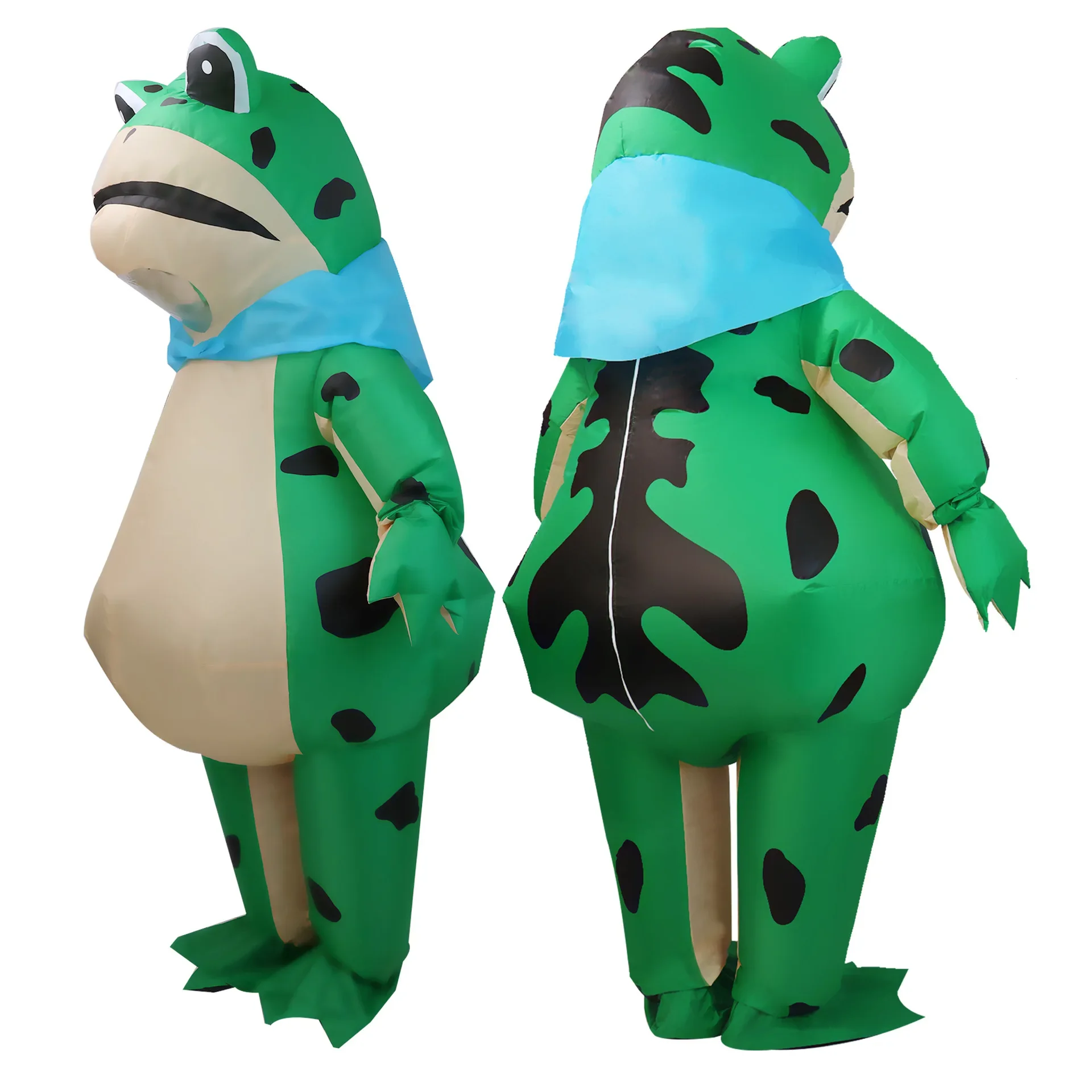 

Надувной костюм лягушки для Хэллоуина, надувная кукла-лягушка, костюм интернет-знаменитости