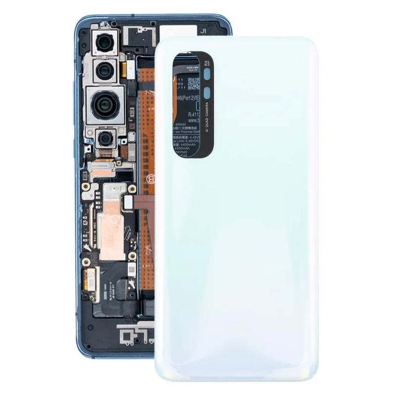 Battery Back Cover For Xiaomi Mi Note 10 Lite M2002F4LG M1910F4G Mobile Phone Replacement Housing Back Dock Cover