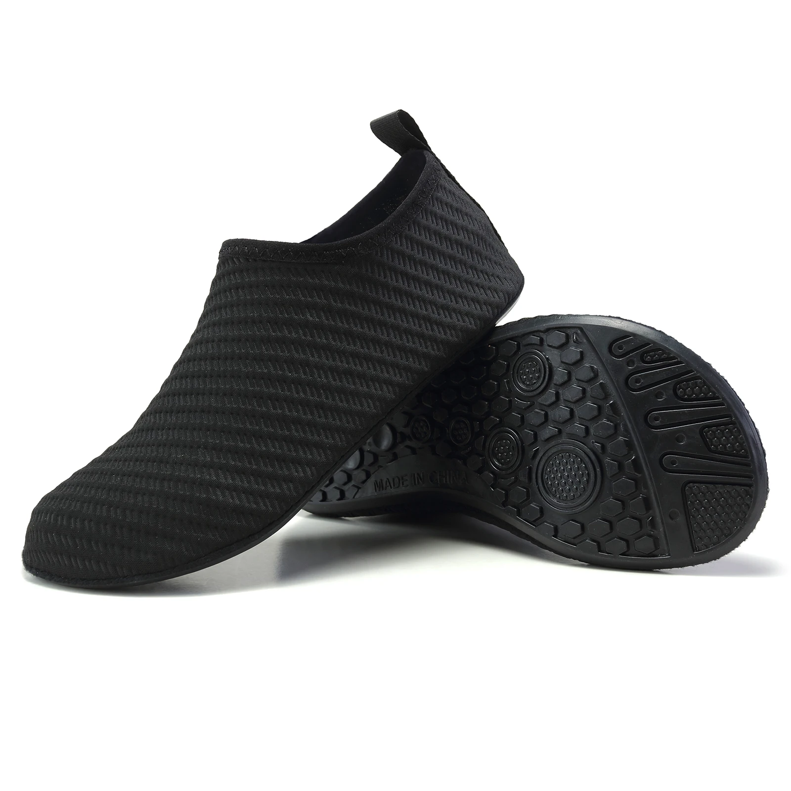 

Unisex Black Water Yoga Shoes Anti-slip Quick-dry Aqua Socks For Beach Pool Surfing Gym Training