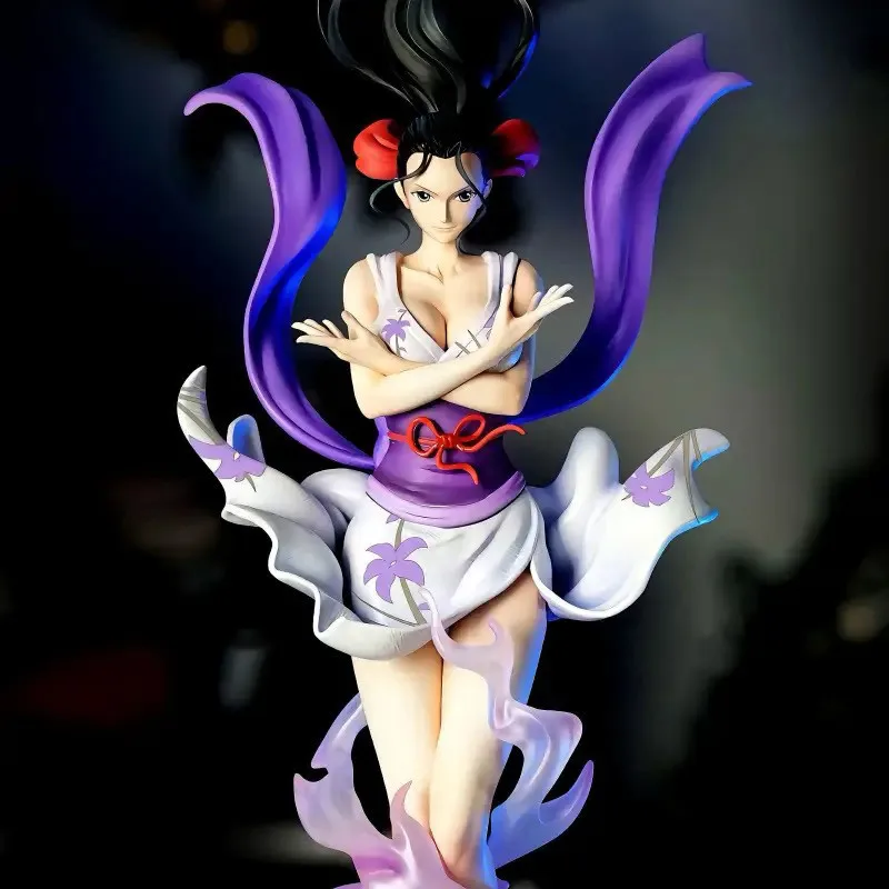 One Piece Nico Robin Six Wings Angel Descends Gk Figur Sammlermodell Statue Desktop-Dekoration Ornament Spielzeug für Anime-Fans