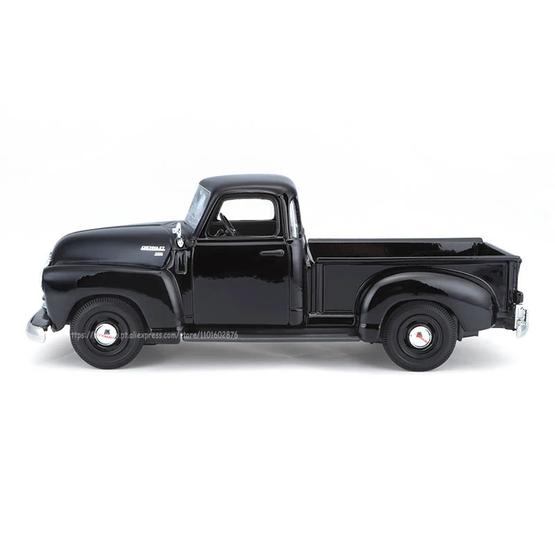 Maisto 1:25 Black And Red 1950 Chevrolet 3100 Pick-up Highly-detailed die-cast precision model car Model collection gift