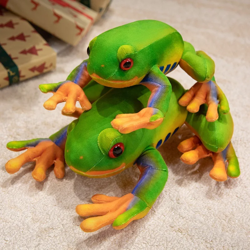 

Мультяшная имитация зеленой лягушки, плюшевая игрушка, мягкая игрушка для детей, мягкий детский подарок