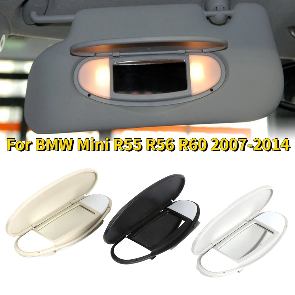 For Mini Cooper Car Sun Visor Mirror Cover Makeup Mirror Cover for BMW Mini R55 R56 R60 2007-2014 51167316833