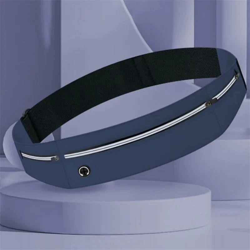 Ceinture de sport étanche et invisible, ceinture de fitness multifonctionnelle ultra-fine, équipement de marathon, téléphone de course à pied, unisexe