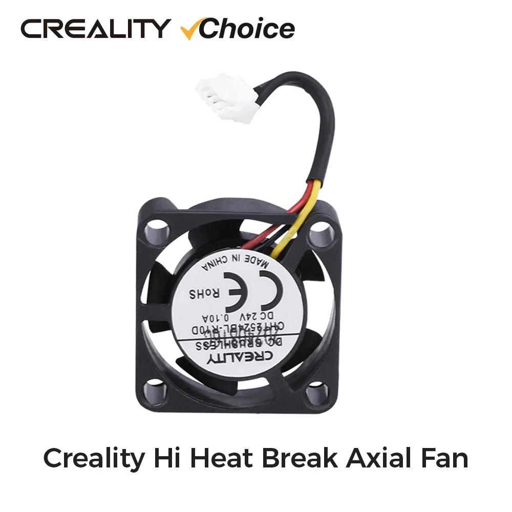 

Creality Hi Heat Break Axial Fan Creality Hi Original 3d Printer Parts Axial Fan_2510_24V_13000_L30 3d Printer Accesoires
