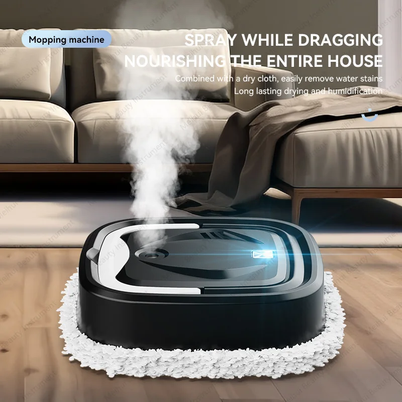 Cross-border Smart Household Wet and Dry Cleaning Robot Humidification Mopping Machine Lazy Sweeper