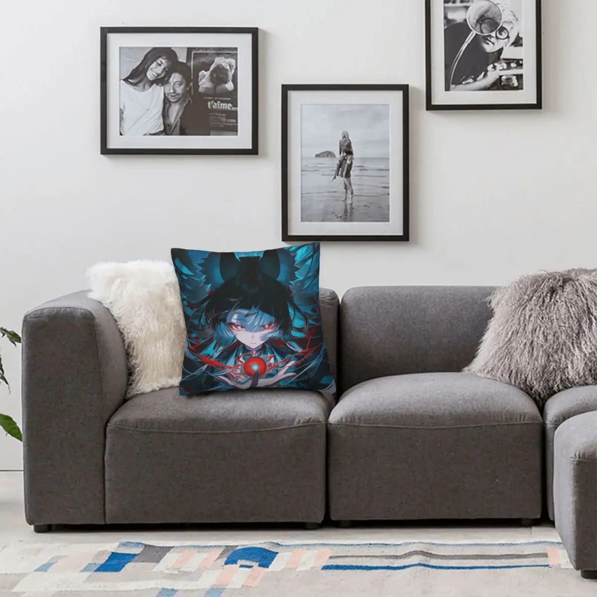 Zenless Zone Zero Hoshimi Miyabi Anime Square Pillowcase Pillow Cover Cushion Zip Decorative Comfort Throw Pillow for Bedroom
